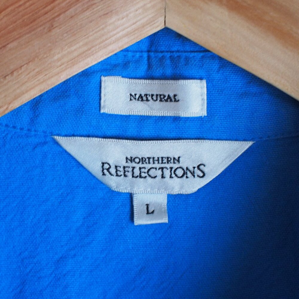 Northern Reflections | Vintage 90s/early 2000s, 'Natural' Shirt - Picture 2 of 5